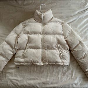 SHEIN cropped puffer jacket